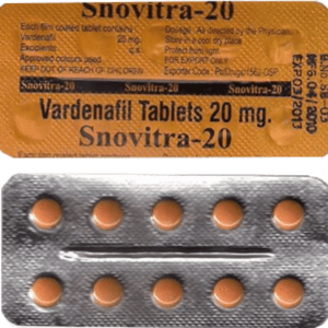 Snovitra 20 mg Vardenafil generic Levitra tablets