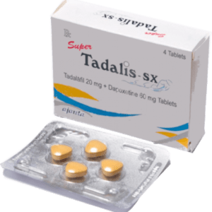 SUPER Tadalis SX 80 mg Tadalafil + Dapoxetine tablets